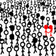 couple in a crowd